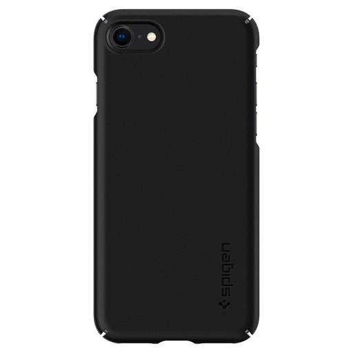 Apple iPhone 7/8/SE 2020/ SE 2022 Spigen thin fit premium etui na plecki (Czarny)