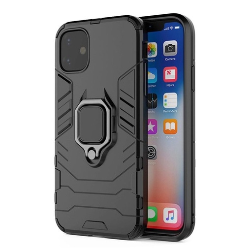 Samsung Galaxy S22 ring armor wstrząsoodporny etui na plecki (Czarny)