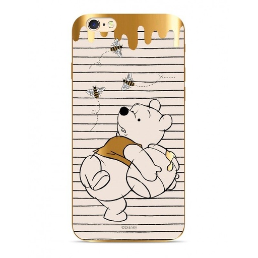 Apple iPhone X / iPhone XS Disney silicone Winnie The Pooh 010 etui na plecki (Złoty)