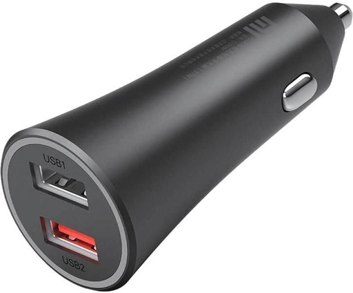 Xiaomi MI samochodowy szybka ładowarka 37W (2 USB port), czarny