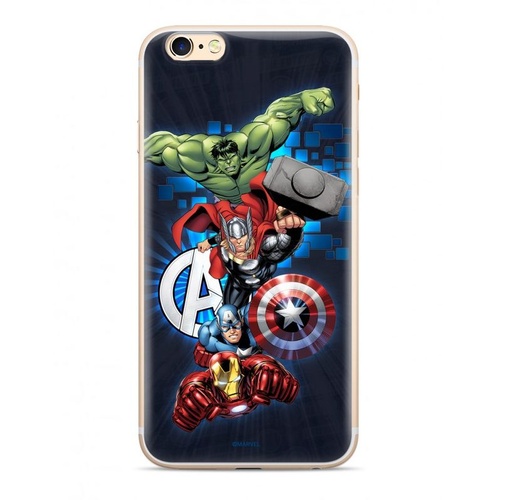 Apple iPhone 7 / iPhone 8 / iPhone SE 2020 / iPhone SE 2022 Marvel Avengers 001 silicone etui na plecki (Granatowy)