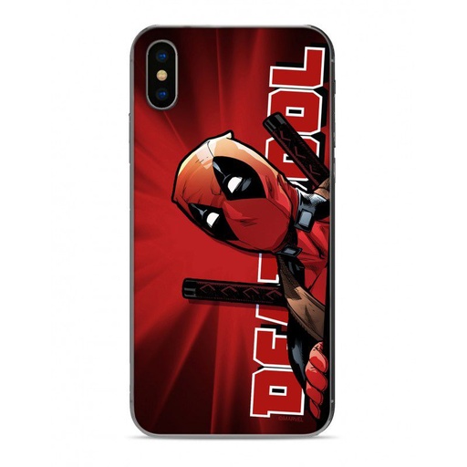 Apple iPhone 13 Pro Max (6.7) Deadpool 002 etui na plecki, czerwony
