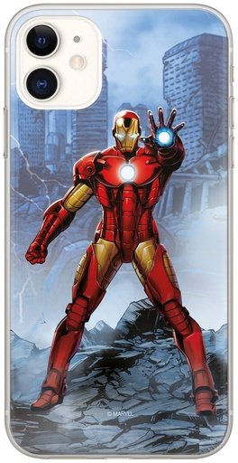Apple iPhone 13 Mini Iron Man 006 etui na plecki (Niebieski)