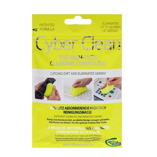 Cyber Clean 80g (z zapięciem na rzep w woreczku) samochód & dom antybakteryjny czyszczący masa, żółty