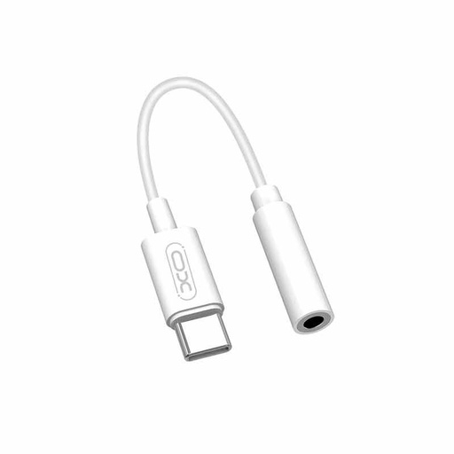 XO NB-R161 USB-C audio adapter (Biały) – USB-C–3.5 mm, Bluetooth transmisja, ładowanie nie wspierany