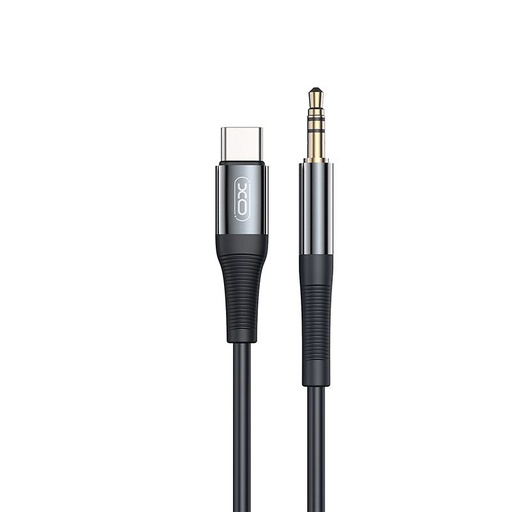 XO NB-R193B USB-C audio adapter (Czarny) – USB-C–3.5 mm, 1 m