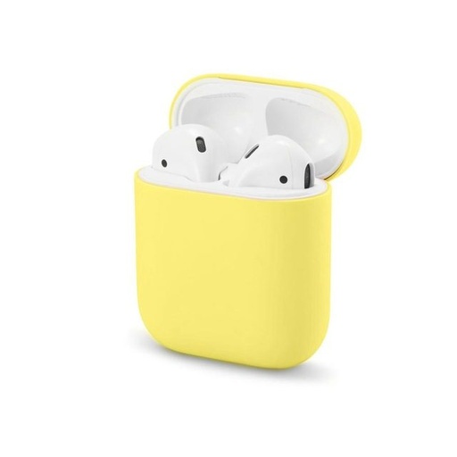 XO Lightning silikonowy słuchawki pokrycie AirPods-hoz (Żółty)