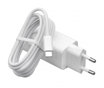 Xiaomi MDY-12-EU sieciowy szybka ładowarka (QC + PD złącze), PD type-C kabel, biały