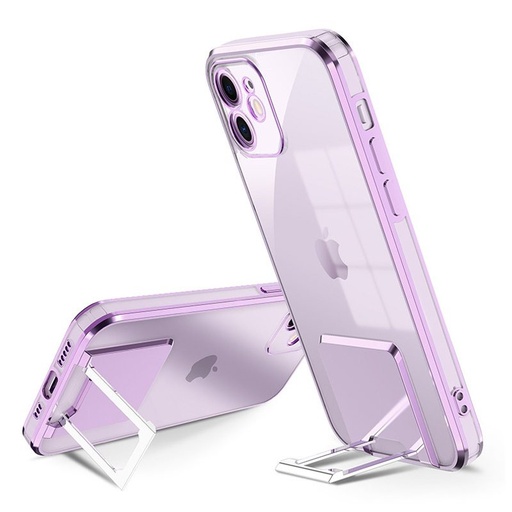 Apple iPhone 7/8/SE 2020/SE 2022 luxury z podpórką etui na plecki (Fioletowy)