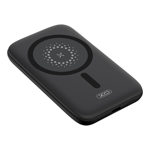 XO PR153 power bank 5000 mAh (Czarny) – magnetyczny, bezprzewodowy szybkie ładowanie 15W, PD 20W