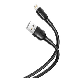XO NB212 Lightning kabel do transmisji danych (Czarny) – 2.1A