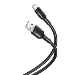XO NB212 USB-C kabel do transmisji danych (Czarny) – 2.1A