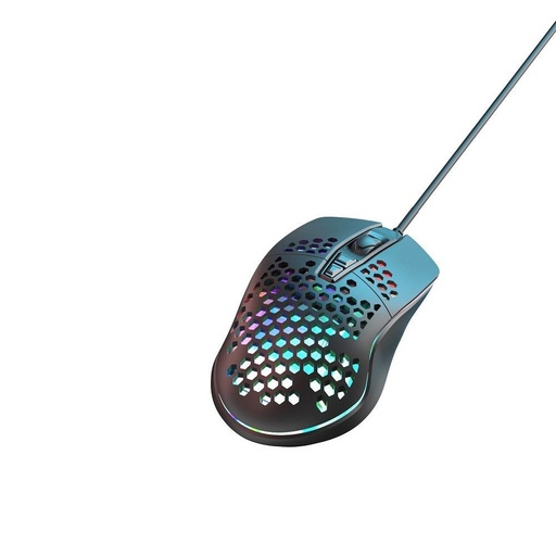 XO M4 przewodowy mysz (Czarny) – USB złącze, RGB, honeycomb konstrukcja, gamer wykonanie