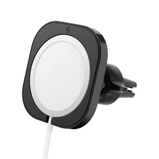Spigen MAGFIT bezprzewodowy samochodowy magsafe ładowarka (na kratkę wentylacyjną), czarny