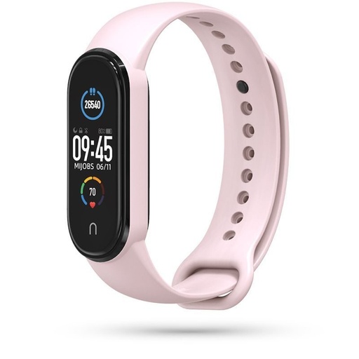 Xiaomi Mi Band 5/6/6NFC Tech Protect Iconband silikonowy pasek, różowy