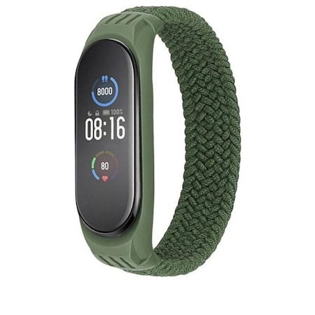 Xiaomi Mi Band 5/6/6NFC Tech Protect Loop tekstylny pasek, zielony
