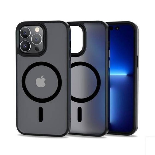 Apple iPhone 14 Pro Max Tech Protect Magmat magsafe etui na plecki (Fekete-matt)