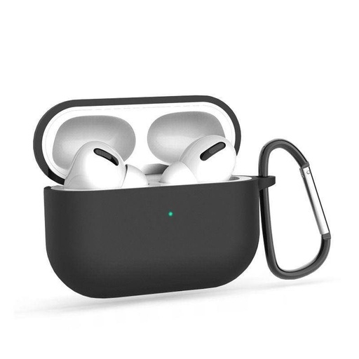 Apple Airpods Pro Tech Protect Icon etui mocowanie z haczykiem (Czarny)