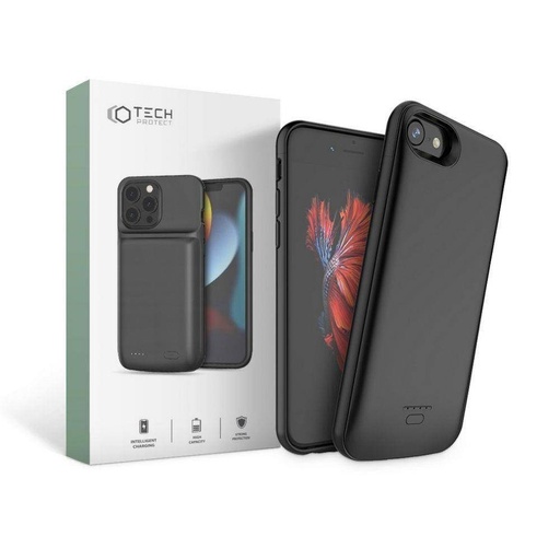 Apple iPhone 7/8/SE 2020/SE 2022 Tech protect powercase power bank etui na plecki (Czarny)