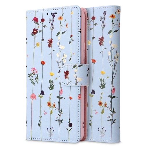 Samsung Galaxy A53 5G Tech Protect Wallet Garden etui z klapką (Niebieski)