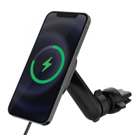 SPIGEN ITS12W bezprzewodowy samochodowy magsafe szybka ładowarka (na kratkę wentylacyjną) czarny