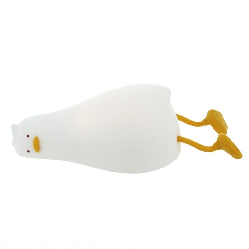 Foverver Lazy Duck FNL-01 meleg na biało świecący LED nocny lampa, wbudowany z akumulatorem biały