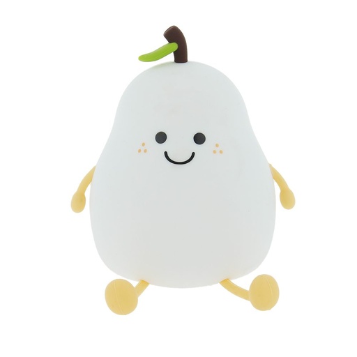 Forever Lucky Pear FNL-02 wiele w kolorze świecący LED nocny lampa, wbudowany z akumulatorem biały,RGB