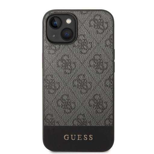 Apple iPhone 14 Plus Guess 4G Stripe etui (Szary) - GUHCP14MG4GLGR