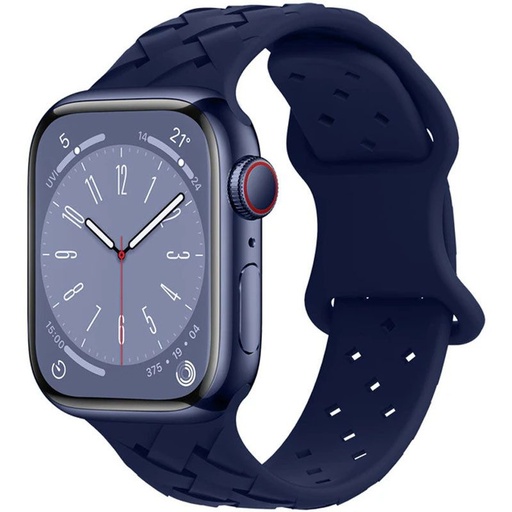 Apple Watch 38mm / Watch 40mm / Watch 41mm HOCO WA16 bamboo pasek niebieski