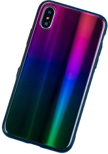Apple iPhone 7 / iPhone 8 / iPhone SE 2020 / iPhone SE 2022 ombre szkło etui na plecki (Niebieski - Fioletowy)